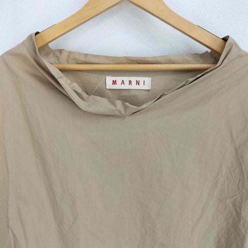 マルニ MARNI イタリア製 ドレープ 七分袖 ブラウス レディース EUR:40